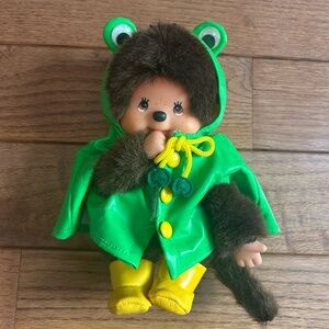 Monchhichi frog raincoat SekiGuchi-Kiki